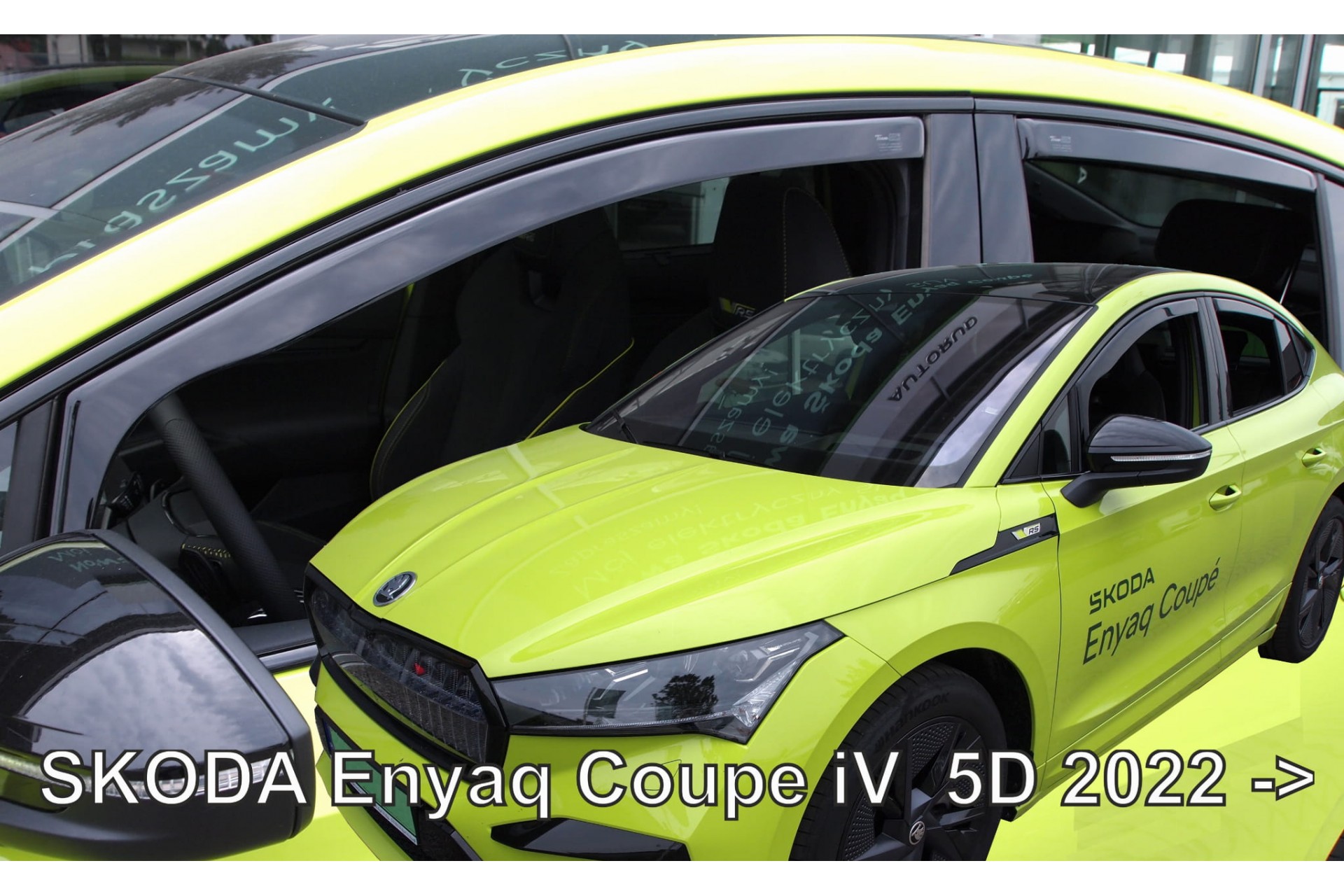 ΑΝΕΜΟΘΡΑΥΣΤΕΣ ΓΙΑ SKODA ENYAQ COUPE 5D 2022+? ΣΕΤ ΑΥΤΟΚΙΝΗΤΟΥ ΑΠΟ ΕΥΚΑΜΠΤΟ ΦΙΜΕ ΠΛΑΣΤΙΚΟ HEKO - 4 ΤΕΜ.