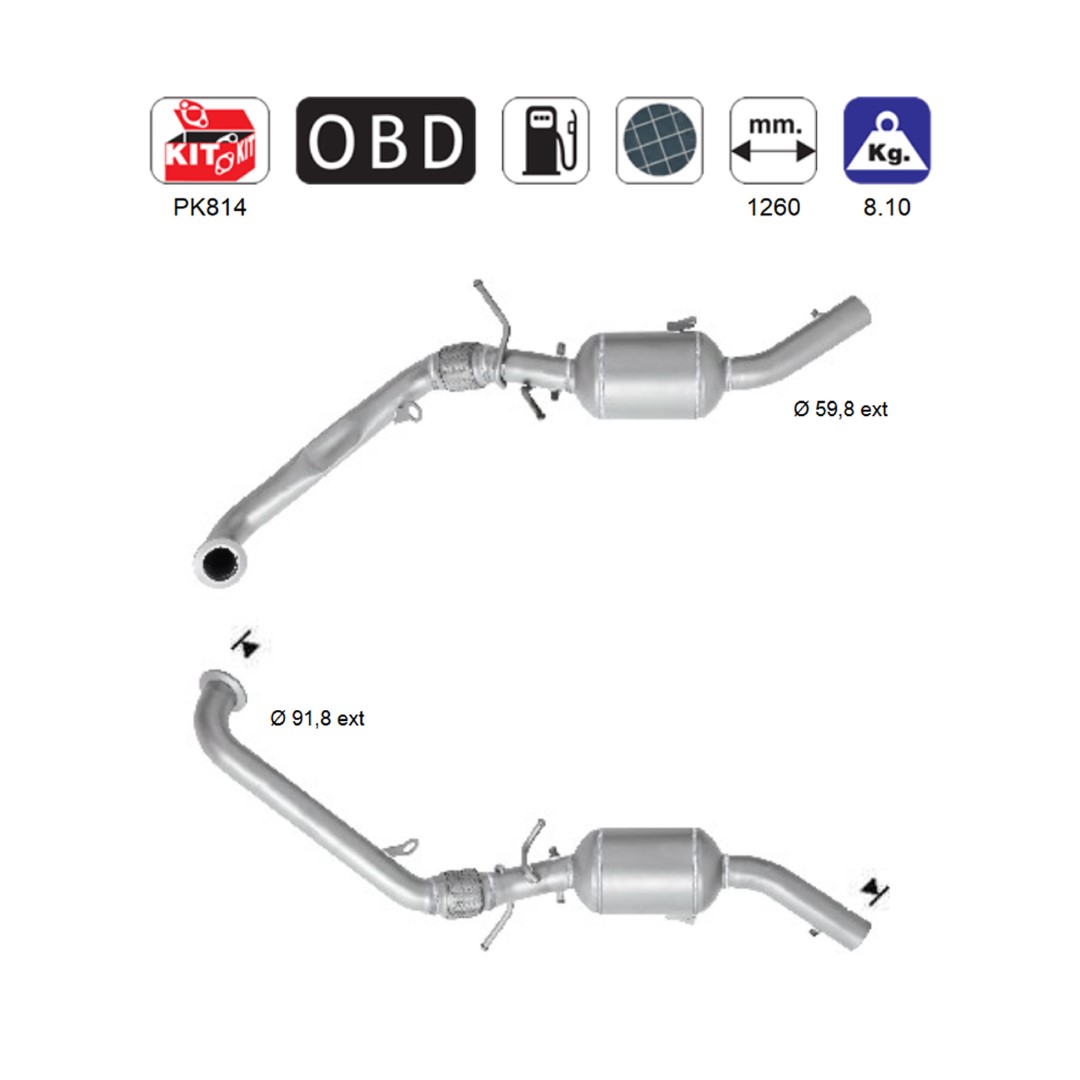 ΦΙΛΤΡΟ DPF ΣΙΛΙΚΟΝΟΥΧΟ ΚΑΡΒΙΔΙΟ SIC MERCEDES A160A180A200 W169W245 20TD 1991cc 2004-2012