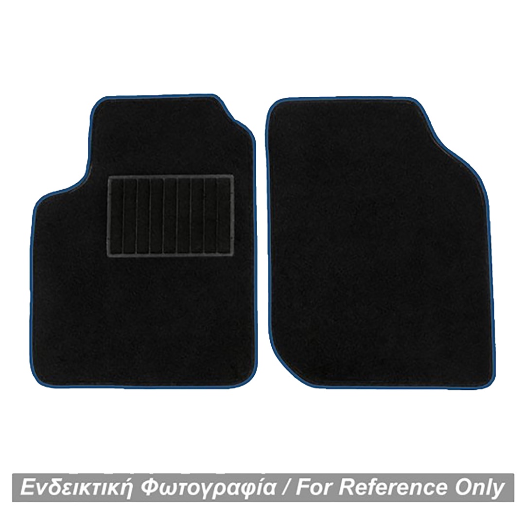 ΜΑΡΚΕ ΠΑΤΑΚΙΑ ΜΟΚΕΤΑ ΓΙΑ MERCEDES SMART 450 1998-2006 ΜΑΥΡΟ ΜΕ ΜΠΛΕ ΡΕΛΙ RACE AXION - 2 ΤΕΜ