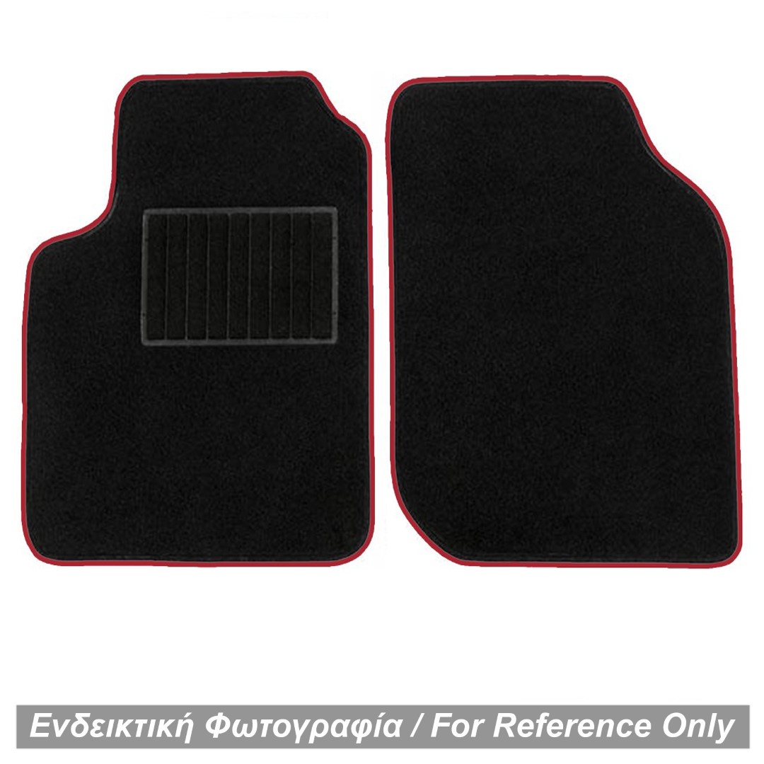 ΜΑΡΚΕ ΠΑΤΑΚΙΑ ΜΟΚΕΤΑ ΓΙΑ MERCEDES SMART 450 1998-2006 ΜΑΥΡΟ ΜΕ ΚΟΚΚΙΝΟ ΡΕΛΙ RACE AXION - 2 ΤΕΜ