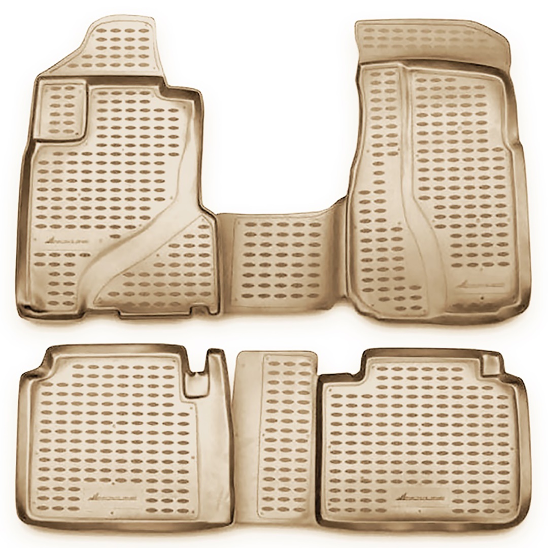 ΜΑΡΚΕ ΠΑΤΑΚΙΑ ΣΕ ΣΚΑΦΗ TPE ΛΑΣΤΙΧΟ ΓΙΑ HONDA CR-V 2002-2006  ΣΕ ΜΠΕΖ ΧΡΩΜΑ NOVLINE - 4 ΤΕΜ