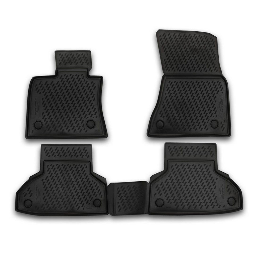 ΜΑΡΚΕ ΠΑΤΑΚΙΑ ΣΕ ΣΚΑΦΗ TPE ΛΑΣΤΙΧΟ ΓΙΑ BMW X6 F16 2014  ΜΑΥΡΟ - 4 ΤΕΜ