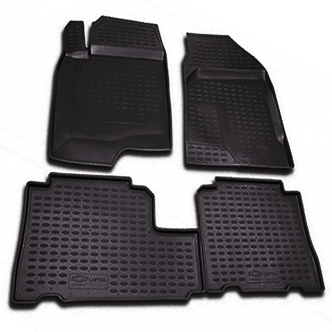 ΜΑΡΚΕ ΠΑΤΑΚΙΑ ΣΕ ΣΚΑΦΗ TPE ΛΑΣΤΙΧΟ ΓΙΑ CHEVROLET CAPTIVA 2006-2011  ΣΕ ΜΑΥΡΟ ΧΡΩΜΑ NOVLINE - 4 ΤΕΜ
