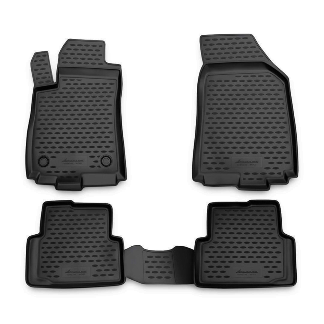 ΜΑΡΚΕ ΠΑΤΑΚΙΑ ΣΕ ΣΚΑΦΗ TPE ΛΑΣΤΙΧΟ ΓΙΑ CITROEN C4 2011-2013  ΣΕ ΑΝΘΡΑΚΙ ΣΚΟΥΡΟ ΓΚΡΙ ΧΡΩΜΑ NOVLINE - 4 ΤΕΜ