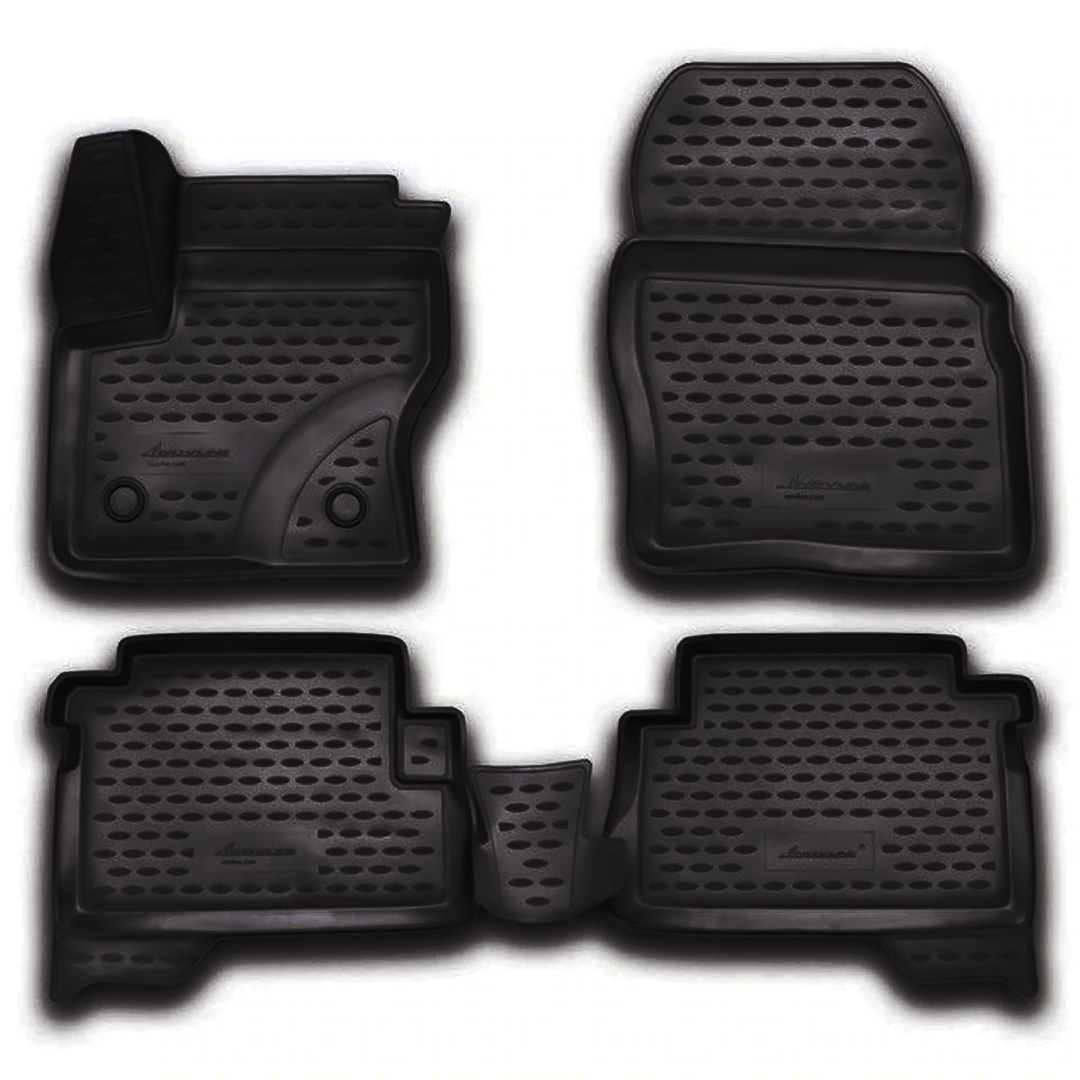 ΜΑΡΚΕ ΠΑΤΑΚΙΑ ΣΕ ΣΚΑΦΗ TPE ΛΑΣΤΙΧΟ ΓΙΑ FORD KUGA 5D 2013-2019  ΣΕ ΜΑΥΡΟ ΧΡΩΜΑ NOVLINE - 4 ΤΕΜ