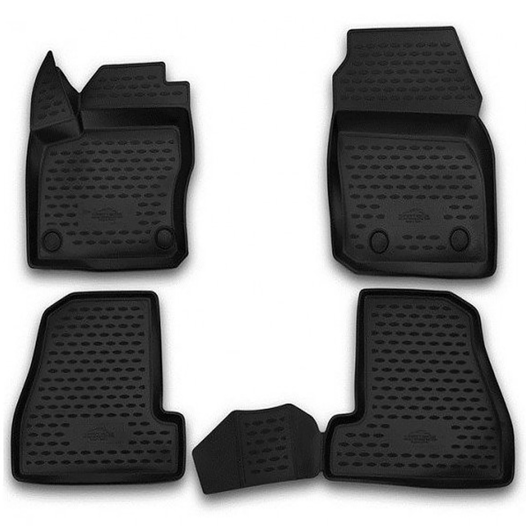 ΜΑΡΚΕ ΠΑΤΑΚΙΑ ΣΕ ΣΚΑΦΗ TPE ΛΑΣΤΙΧΟ ΓΙΑ FORD FOCUS III 2011-2019  ΣΕ ΜΑΥΡΟ ΧΡΩΜΑ NOVLINE - 4 ΤΕΜ