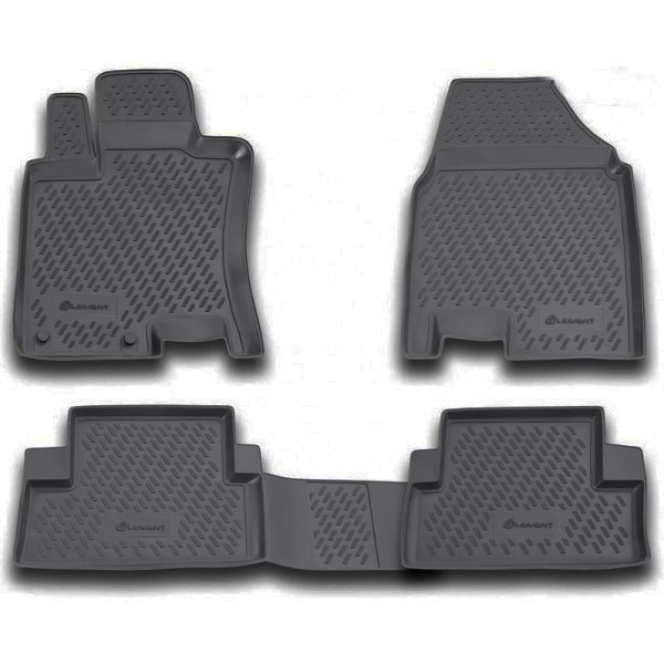 ΠΑΤΑΚΙΑ ΣΕ ΣΚΑΦΗ TPE ΛΑΣΤΙΧΟ ΓΙΑ NISSAN QASHQAI 03/2007-2013  ΣΕ ΜΑΥΡΟ ΧΡΩΜΑ NOVLINE - 4 ΤΕΜ.