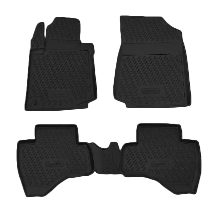 ΜΑΡΚΕ ΠΑΤΑΚΙΑ ΣΕ ΣΚΑΦΗ TPE ΛΑΣΤΙΧΟ ΓΙΑ PEUGEOT 107 5D 112008-2014   ΣΕ ΜΑΥΡΟ ΧΡΩΜΑ NOVLINE - 4 ΤΕΜ