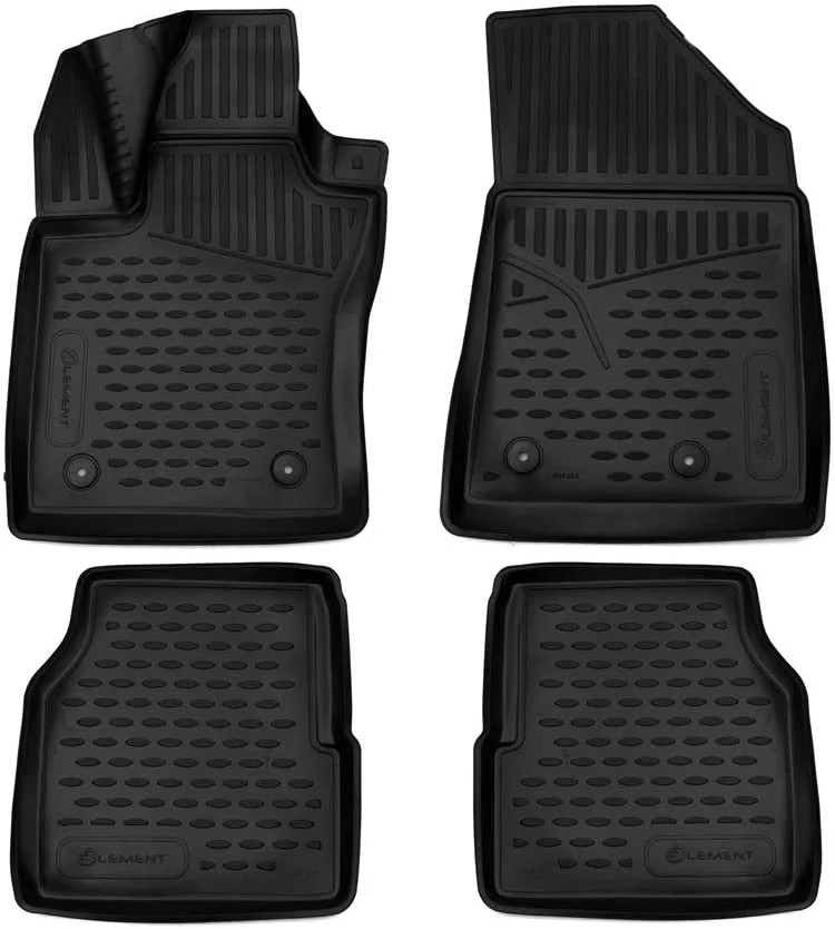 ΜΑΡΚΕ ΠΑΤΑΚΙΑ ΣΕ ΣΚΑΦΗ TPE ΛΑΣΤΙΧΟ ΓΙΑ JEEP COMPASS 2Η ΓΕΝΙΑ MP552 2018  ΣΕ ΜΑΥΡΟ ΧΡΩΜΑ NOVLINE - 4 ΤΕΜ