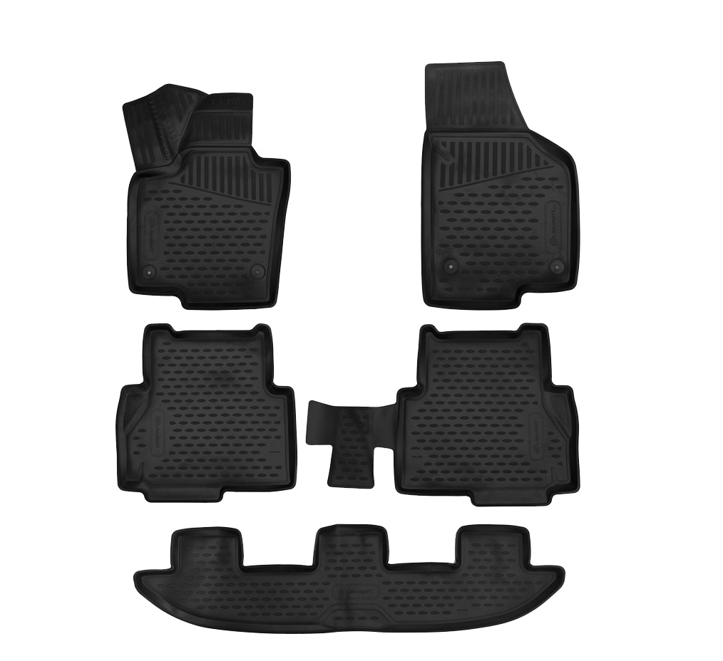 ΜΑΡΚΕ ΠΑΤΑΚΙΑ ΣΕ ΣΚΑΦΗ TPE ΛΑΣΤΙΧΟ ΓΙΑ SEAT ALHAMBRA MPV 7N MK2 2017  ΣΕ ΜΑΥΡΟ ΧΡΩΜΑ NOVLINE - 5 ΤΕΜ