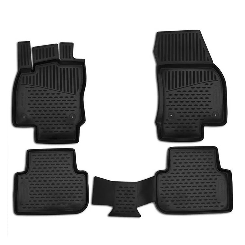 ΜΑΡΚΕ ΠΑΤΑΚΙΑ ΣΕ ΣΚΑΦΗ TPE ΛΑΣΤΙΧΟ ΓΙΑ SEAT ATECA 5D 2016  ΣΕ ΜΑΥΡΟ ΧΡΩΜΑ NOVLINE - 4 ΤΕΜ