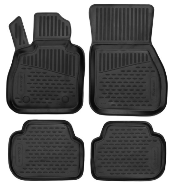ΠΑΤΑΚΙΑ ΣΕ ΣΚΑΦΗ TPE ΛΑΣΤΙΧΟ ΓΙΑ MINI CLUBMAN F54 2015+  ΣΕ ΜΑΥΡΟ ΧΡΩΜΑ NOVLINE - 4 ΤΕΜ.