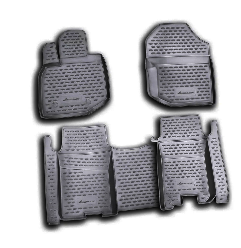 ΜΑΡΚΕ ΠΑΤΑΚΙΑ ΣΕ ΣΚΑΦΗ TPE ΛΑΣΤΙΧΟ ΓΙΑ HONDA JAZZ 102008-2015  ΣΕ ΜΑΥΡΟ ΧΡΩΜΑ NOVLINE - 4 ΤΕΜ