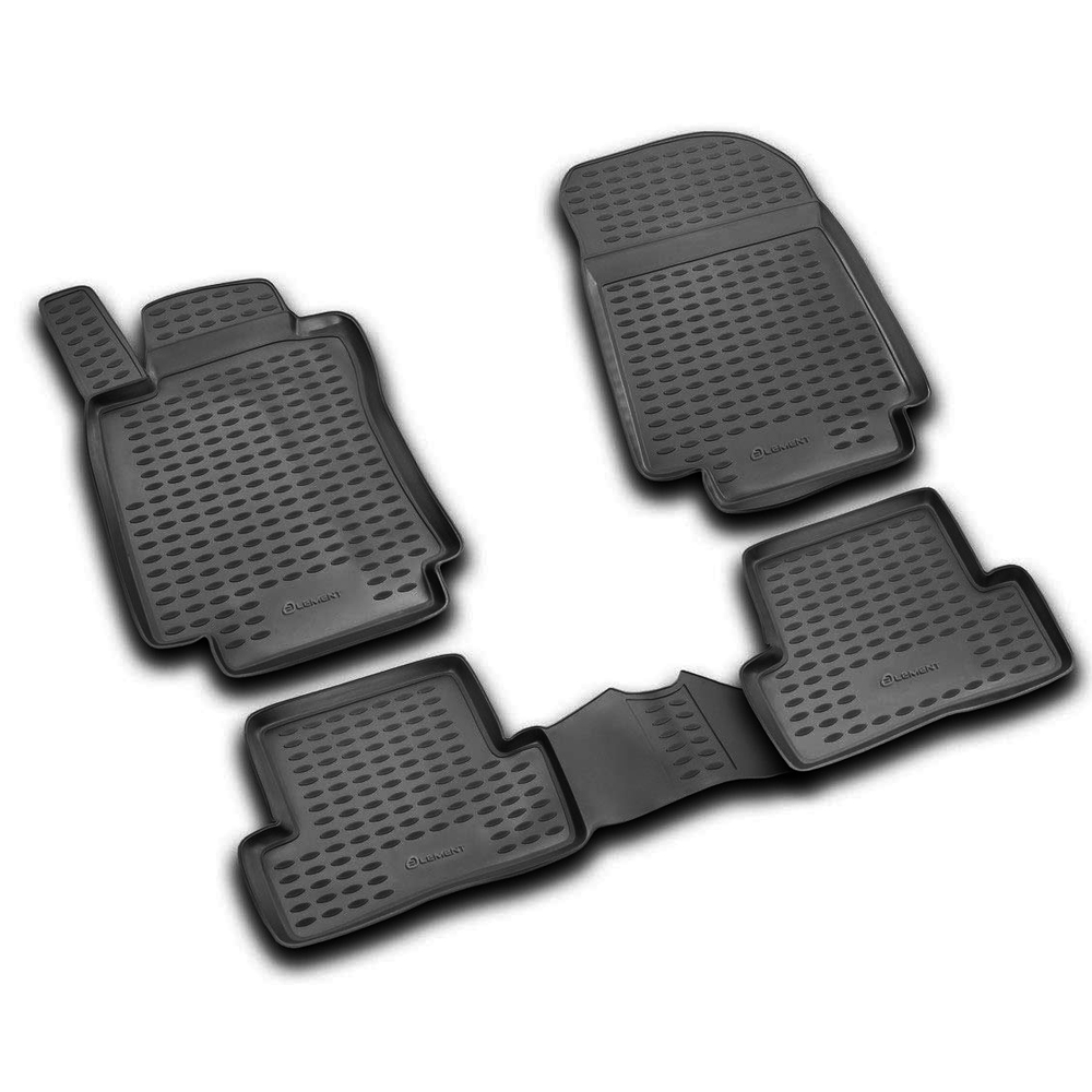 ΜΑΡΚΕ ΠΑΤΑΚΙΑ ΣΕ ΣΚΑΦΗ TPE ΛΑΣΤΙΧΟ ΓΙΑ RENAULT CLIO III 5D 2005-2012 ΣΕ ΜΑΥΡΟ ΧΡΩΜΑ NOVLINE - 4 ΤΕΜ