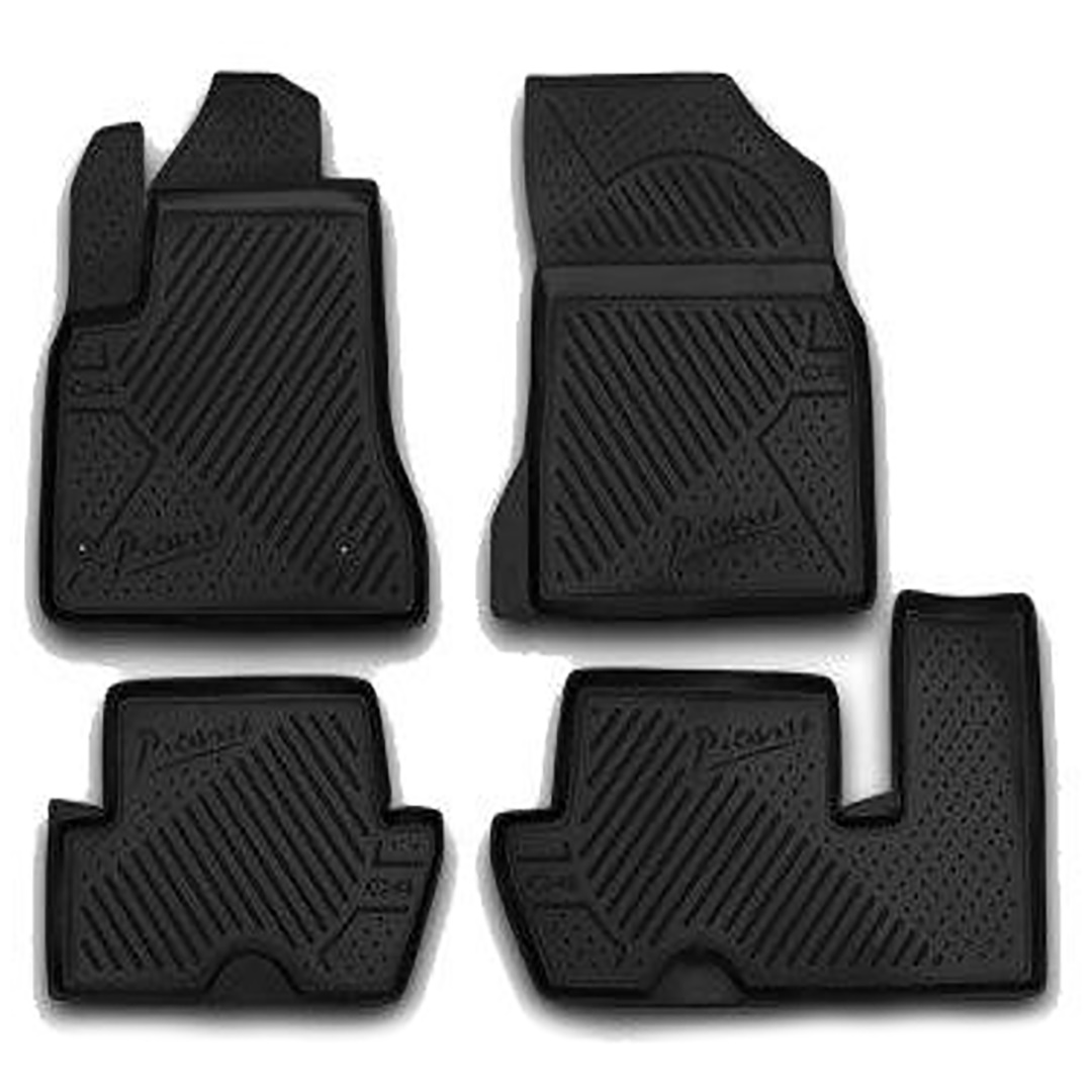 ΜΑΡΚΕ ΠΑΤΑΚΙΑ ΣΕ ΣΚΑΦΗ TPE ΛΑΣΤΙΧΟ ΓΙΑ CITROEN C4 PICASSO 5D 2006-2013  ΣΕ ΜΑΥΡΟ ΧΡΩΜΑ NOVLINE - 4 ΤΕΜ