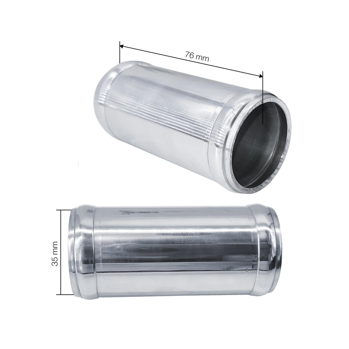 ΣΩΛΗΝΑΣ ΑΕΡΑ ΑΛΟΥΜΙΝΙΟΥ 76x35mm ALUMINIUM STRAIGHT TUBE SIMONI RACING - 1 TEM
