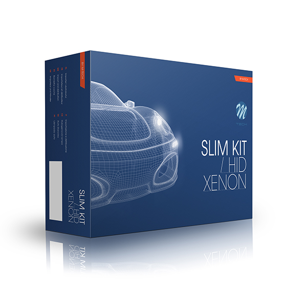 H4-3 HIGH-LOW 12V 6000K BASIC SLIM BALLAST KIT XENON