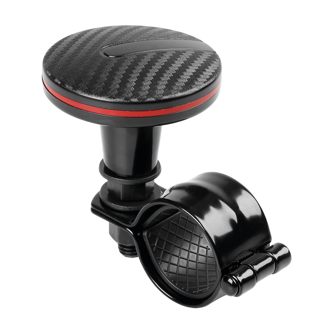 ΤΕΜΠΕΛΗΣ ΤΙΜΟΝΙΟΥ SPINNY LINE 60mm ΓΙΑ ΤΙΜΟΝΙΑ 30-37mm ΜΑΥΡΟ CARBON ΜΕ ΚΟΚΚΙΝΗ ΡΙΓΑ