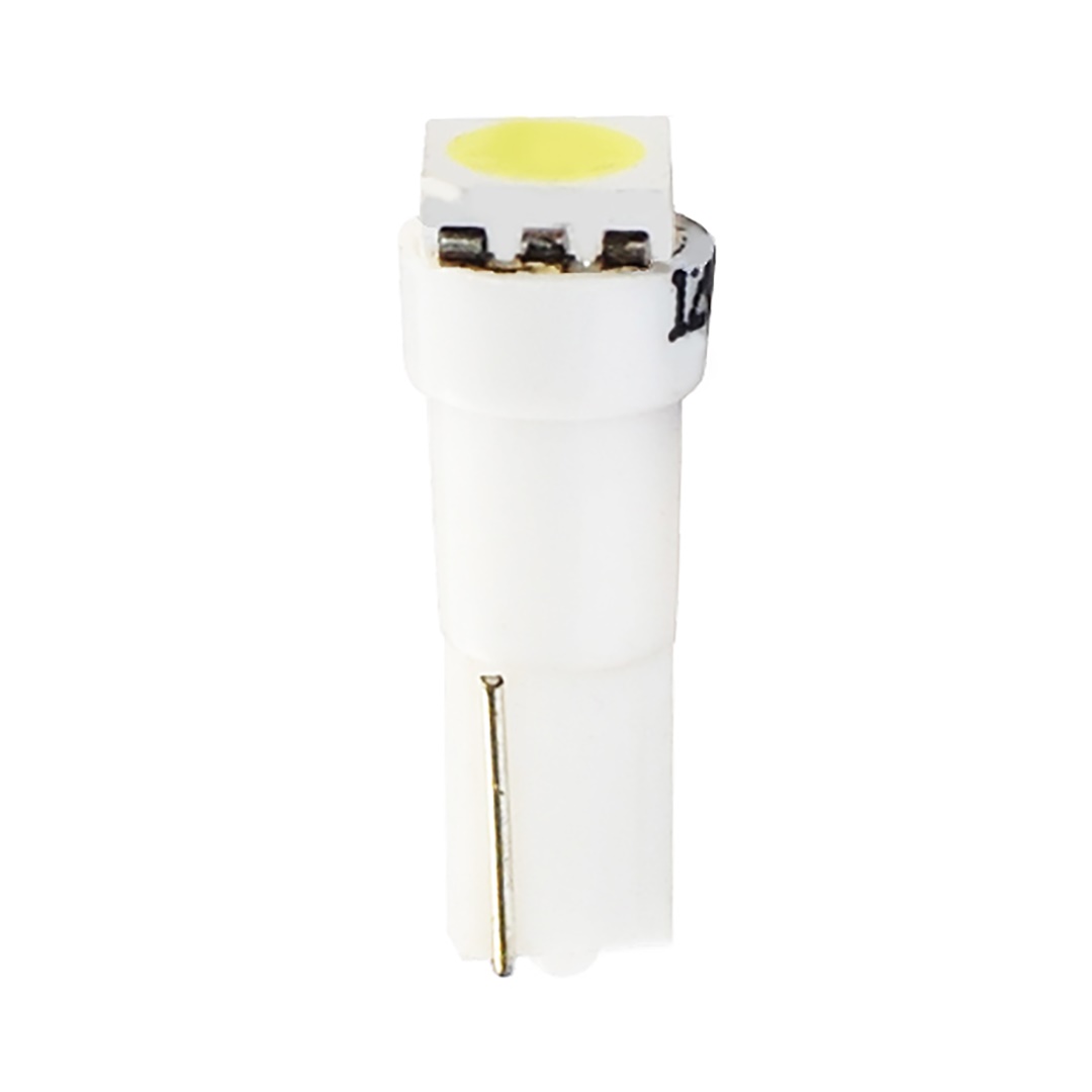 T5 12V W2x46d LED 1xSMD5050 ΛΕΥΚΟ ΚΑΡΦΩΤΟ ΑΚΑΛΥΚΟ 1ΤΕΜ M-TECH