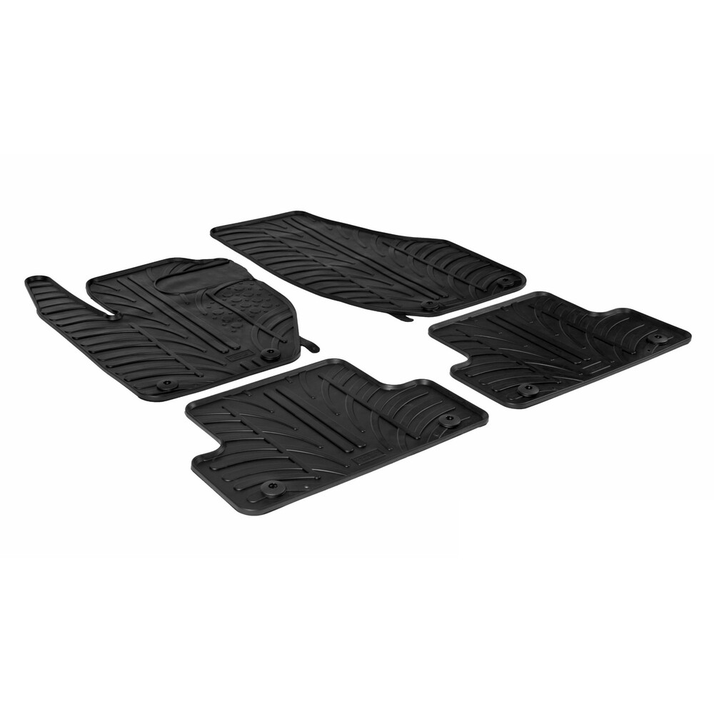 ΜΑΡΚΕ ΠΑΤΑΚΙΑ ΣΕ ΣΚΑΦΗ ΛΑΣΤΙΧΟ ΓΙΑ VOLVO V40 2012-2020  V40 CROSSCOUNTRY 092012-2020 SUMISURA ΣΕ ΜΑΥΡΟ ΧΡΩΜΑ ME ΚΟΥΜΠΩΜΑΤΑ LAMPA - 4 ΤΕΜ