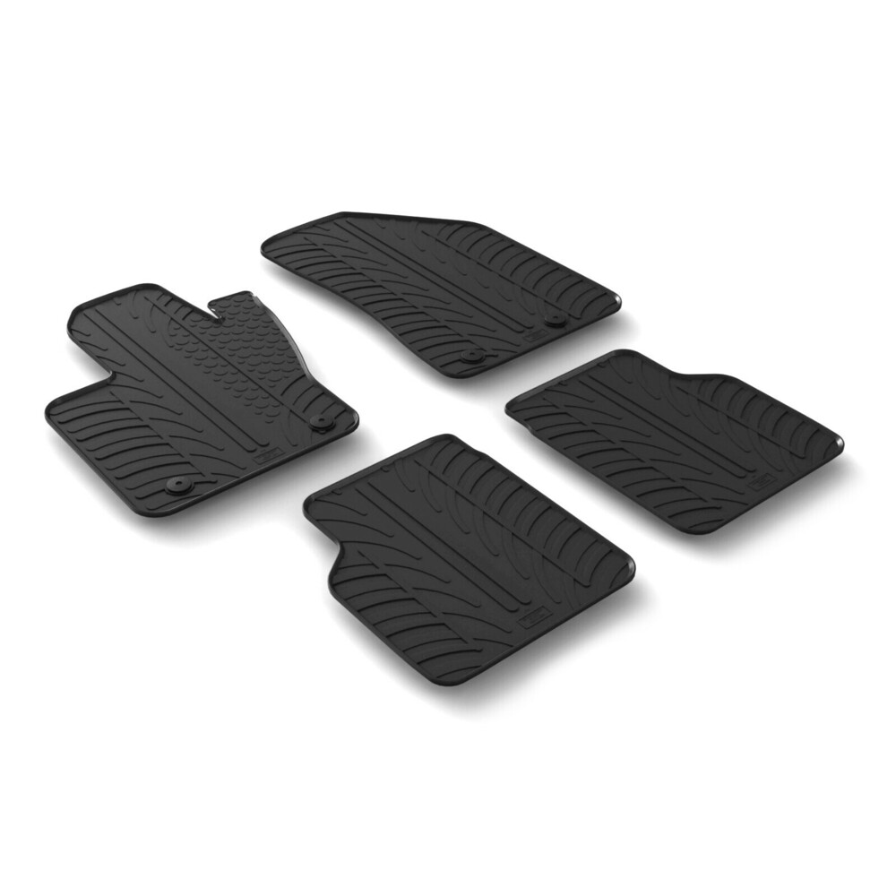 ΜΑΡΚΕ ΠΑΤΑΚΙΑ ΣΕ ΣΚΑΦΗ ΛΑΣΤΙΧΟ ΓΙΑ JEEP COMPASS 072017 SUMISURA ΣΕ ΜΑΥΡΟ ΧΡΩΜΑ ME ΚΟΥΜΠΩΜΑΤΑ LAMPA - 4 ΤΕΜ