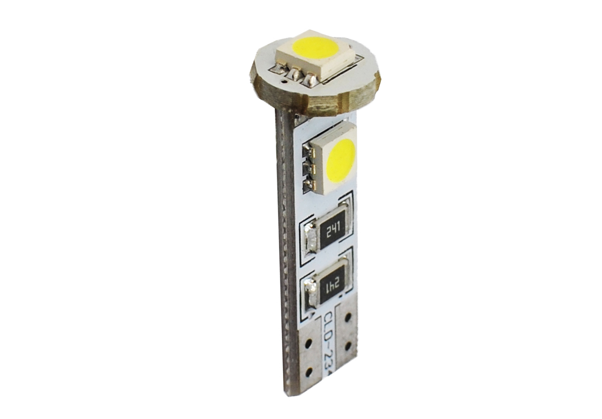 T10 W5W 12V W21x95d LED 3xSMD5050 ΛΕΥΚΟ ΚΑΡΦΩΤΟ CAN-BUS 1ΤΕΜ M-TECH