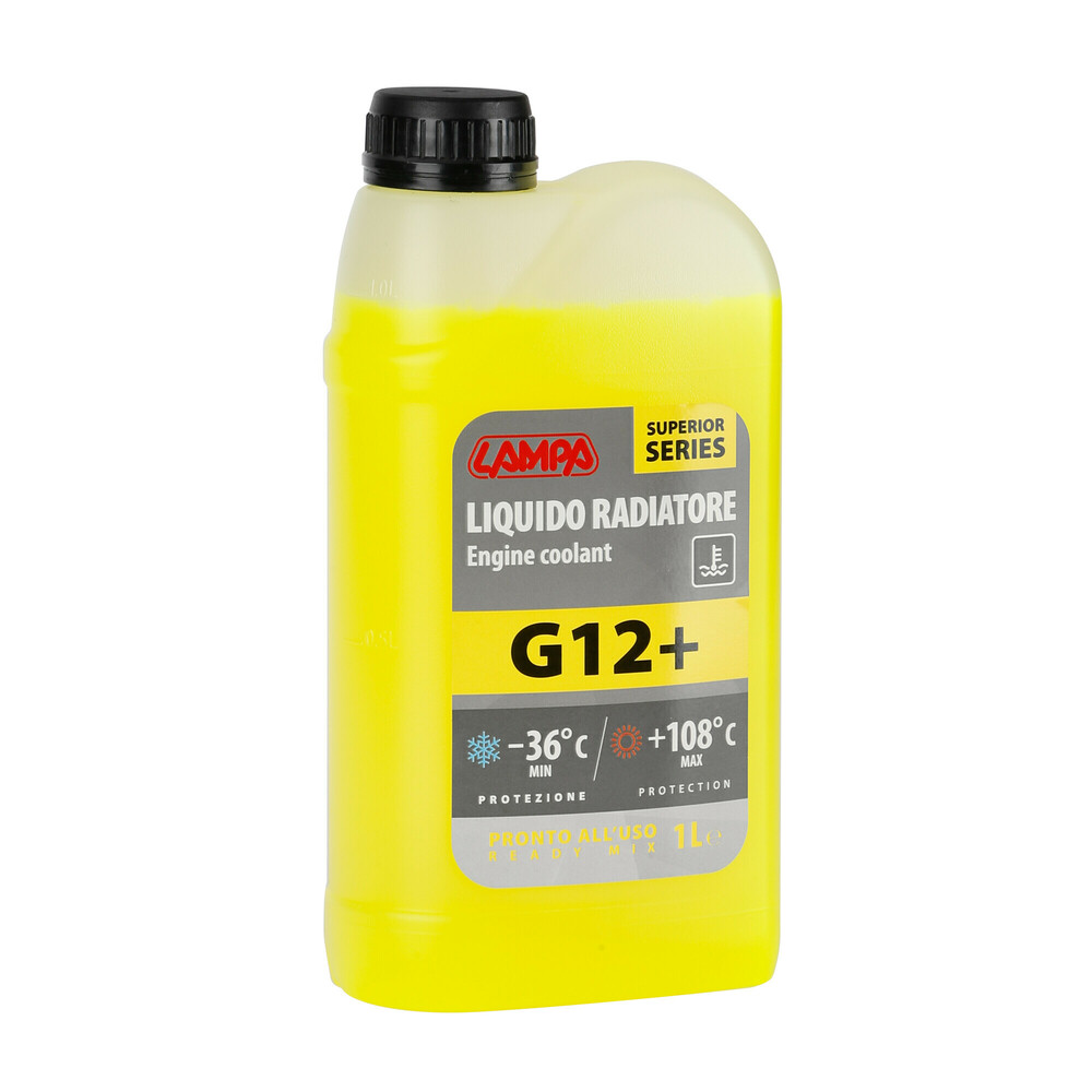 Lampa - Αντιψυκτικό Υγρό / Παραφλού Superior Yellow G12+ -37°C 1000ml με Biotechnology για Ψυγείο και Κύκλωμα Ψύξης Κινητήρα - 1 Τεμ. (L3811.4)