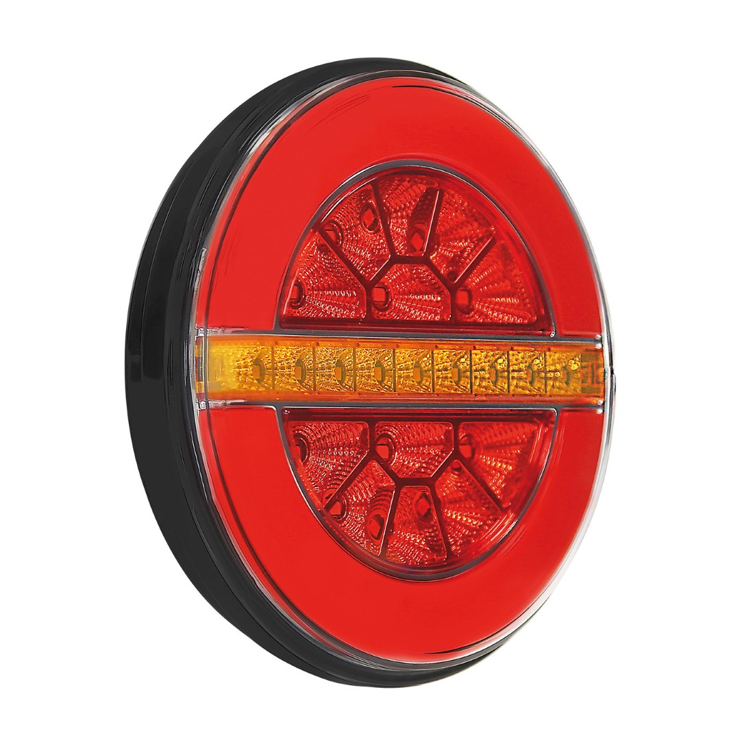 ΦΩΣ ΠΙΣΩ ΔΕΞΙ 1224V DYNAMIC-O 140 mm ΜΕ 29 LED 3 ΧΡΗΣΕΙΣ ΘΕΣΕΩΣΦΛΑΣSTOP ΚΟΚΚΙΝΟΠΟΡΤΟΚΑΛΙ - 1 ΤΕΜ