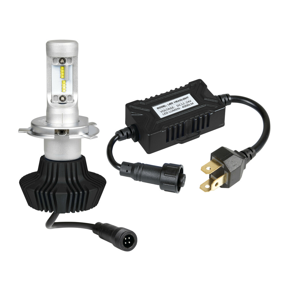 Lampa - Λάμπα H4 LED 12/24V 6.500K 4000lm 25W P43t Halo Led Serie 1 με 16 LED ZES Chips - 1 LED Kit (L5784.2)