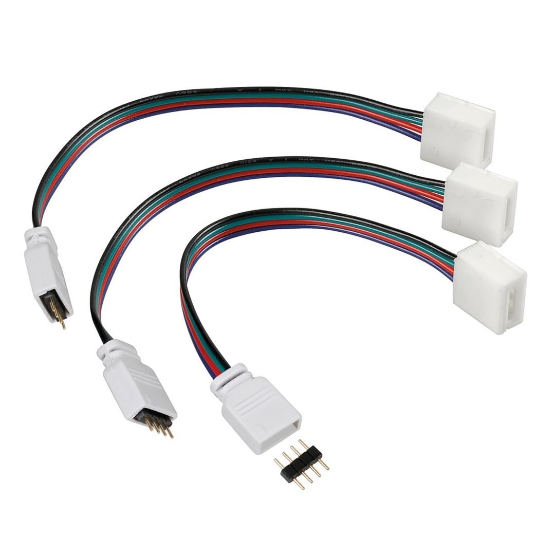 ΑΝΤΑΛΛΑΚΤΙΚΗ ΦΙΣΑ CONNECT-3 ΜΕ 4PIN 16 cm ΓΙΑ ΤΑΙΝΙΑ RGB ΜΕ ΤΗΛΕΧΕΙΡΙΣΜΟ 3 ΤΕΜ
