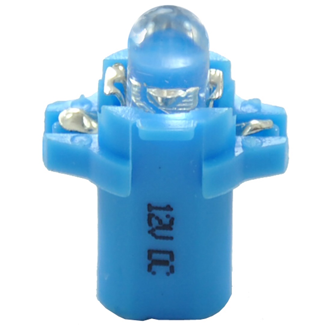 BAX 12V B83d 02W LED 1xFLUX 5mm ΜΠΛΕ BLISTER 2ΤΕΜ M-TECH