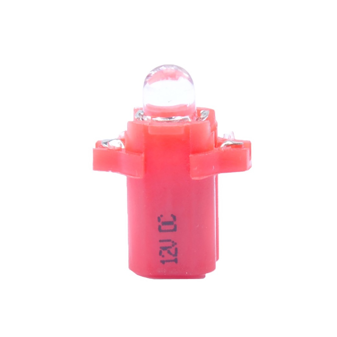 BAX 12V B83d 02W LED 1xFLUX 5mm ΚΟΚΚΙΝΟ BLISTER M-TECH - 2 ΤΕΜ