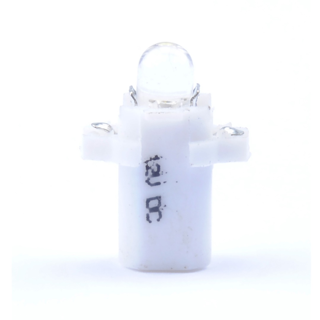 BAX 12V B83d 02W LED 1xFLUX 5mm ΛΕΥΚΟ BLISTER 2ΤΕΜ M-TECH