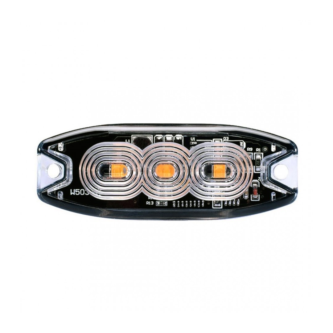 ΣΤΡΟΜΠΟ 1224V 8x3x09cm ΠΟΡΤΟΚΑΛΙ 3LED 9W 3x3W R65 R10 AMiO - 1 ΤΕΜ