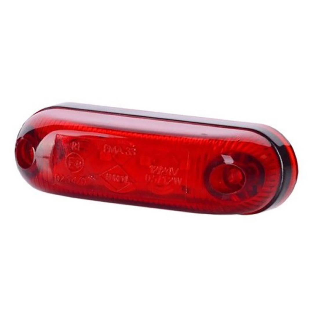 ΦΩΣ ΟΓΚΟΥ LD410 1224V 3LED ΚΟΚΚΙΝΟ 8 x 25 cm -1ΤΕΜ