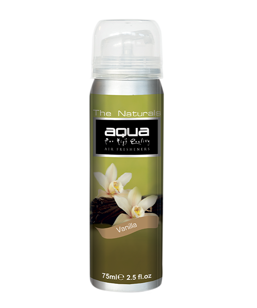 Aqua - ΑΡΩΜΑΤΙΚΟ ΑΥΤΟΚΙΝΗΤΟΥ ΣΕ ΣΠΡΕΙ (SPRAY) ΜΕ ΑΡΩΜΑ ΒΑΝΙΛΙΑ (VANILLA) FLOWERS SERIES 75ml AQUA - 1 TEM. (10-204/AQ)