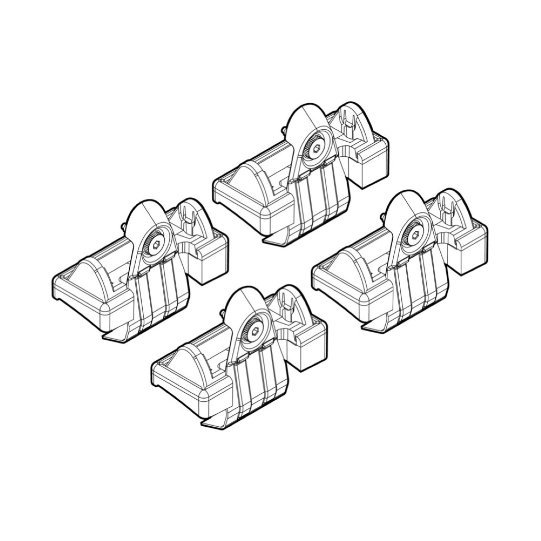 ΑΚΡΑ ΓΙΑ ΜΠΑΡΕΣ NORDRIVE ΓΙΑ VW GOLF 5 3D/5D-GOLF 6 3D/5D KIT