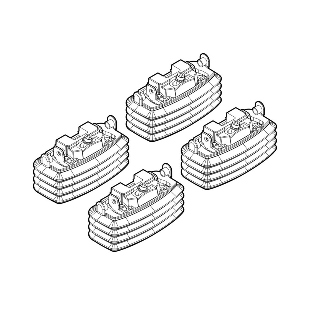 ΑΚΡΑ ΓΙΑ ΜΠΑΡΕΣ NORDRIVE ΓΙΑ MAZDA 3 4D/5D 01/04-13 / KIA CEED 5D 02/07-04/12 KIT