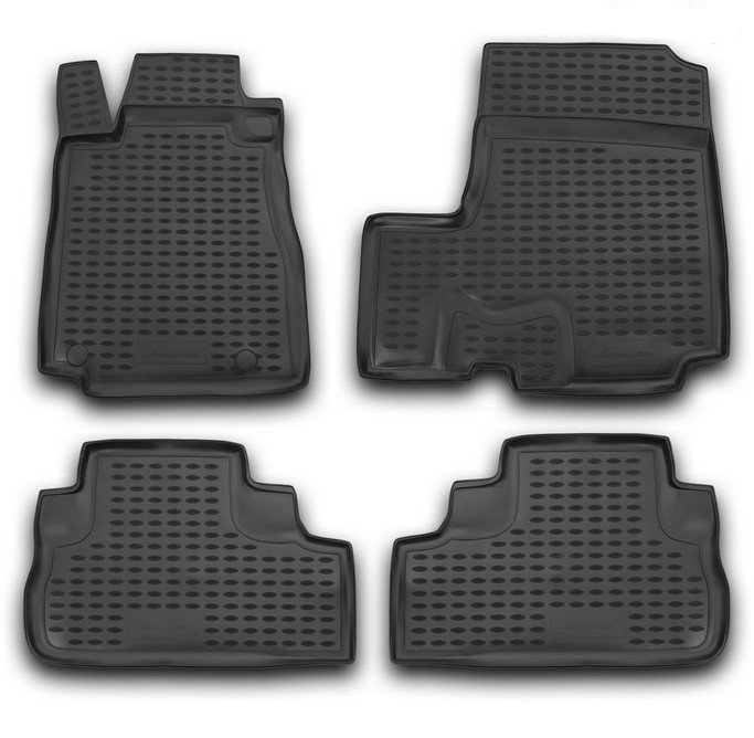 ΜΑΡΚΕ ΠΑΤΑΚΙΑ ΣΕ ΣΚΑΦΗ TPE ΛΑΣΤΙΧΟ ΓΙΑ HONDA CR-V 012007-2012  ΣΕ ΜΑΥΡΟ ΧΡΩΜΑ NOVLINE - 4 ΤΕΜ
