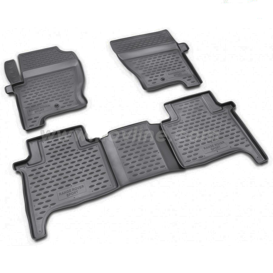 ΜΑΡΚΕ ΠΑΤΑΚΙΑ ΣΕ ΣΚΑΦΗ TPE ΛΑΣΤΙΧΟ ΓΙΑ LAND ROVER RANGE ROVER SPORT 2005-2012  ΣΕ ΜΑΥΡΟ ΧΡΩΜΑ NOVLINE - 4 ΤΕΜ