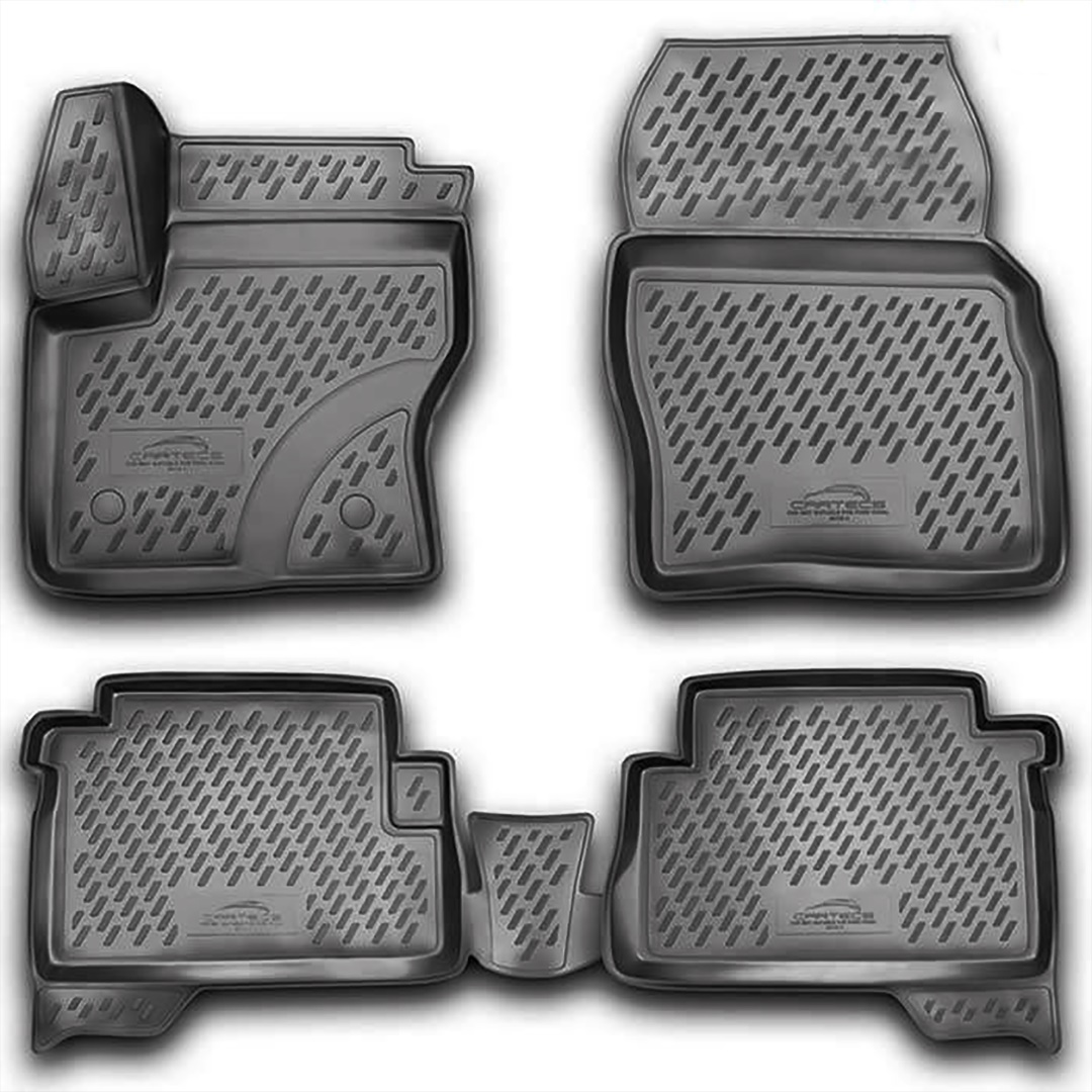 ΜΑΡΚΕ ΠΑΤΑΚΙΑ ΣΕ ΣΚΑΦΗ TPE ΛΑΣΤΙΧΟ ΓΙΑ FORD KUGA 2013-2019 4ΤΕΜ Π ΑΝΘΡΑΚΙΣΚΟΥΡΟ ΓΚΡΙ
