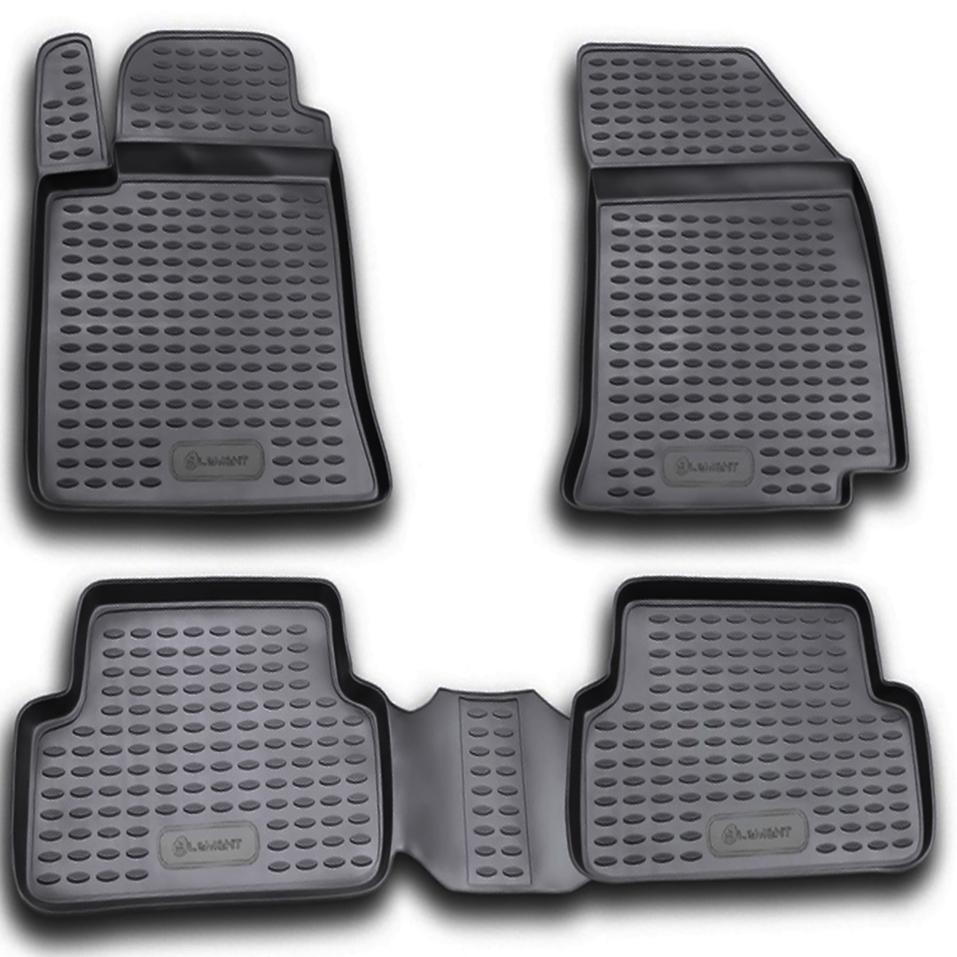 ΜΑΡΚΕ ΠΑΤΑΚΙΑ ΣΕ ΣΚΑΦΗ TPE ΛΑΣΤΙΧΟ ΓΙΑ RENAULT LAGUNA 2001-2007  ΣΕ ΑΝΘΡΑΚΙ ΣΚΟΥΡΟ ΓΚΡΙ ΧΡΩΜΑ NOVLINE - 4 ΤΕΜ