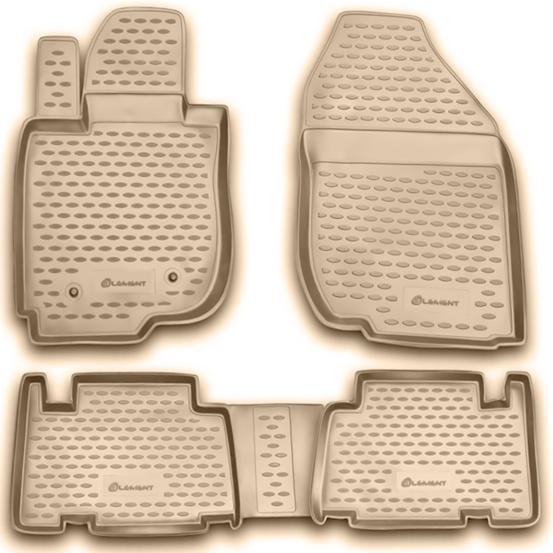 ΜΑΡΚΕ ΠΑΤΑΚΙΑ ΣΕ ΣΚΑΦΗ TPE ΛΑΣΤΙΧΟ ΓΙΑ TOYOTA RAV 4 012006-2013  ΣΕ ΜΠΕΖ ΧΡΩΜΑ NOVLINE - 4 ΤΕΜ