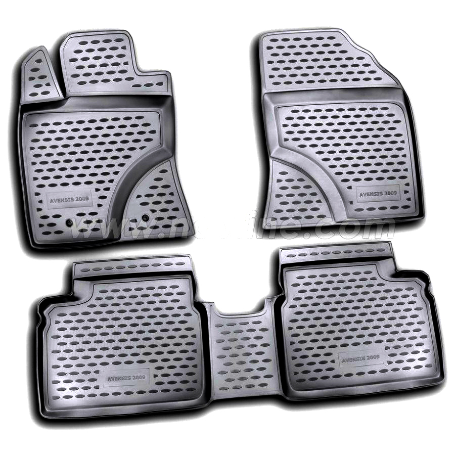 ΜΑΡΚΕ ΠΑΤΑΚΙΑ ΣΕ ΣΚΑΦΗ TPE ΛΑΣΤΙΧΟ ΓΙΑ TOYOTA AVENSIS 4D 042009-122015  ΣΕ ΜΑΥΡΟ ΧΡΩΜΑ NOVLINE - 4 ΤΕΜ
