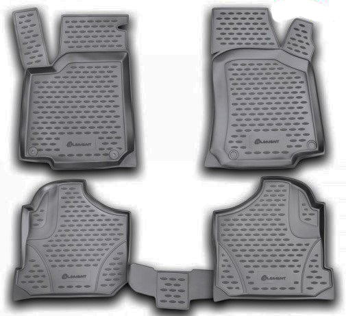 ΠΑΤΑΚΙΑ ΣΕ ΣΚΑΦΗ TPE ΛΑΣΤΙΧΟ ΓΙΑ VW GOLF 4 1998-2001 / VW BORA 1998-2005  ΣΕ ΜΑΥΡΟ ΧΡΩΜΑ NOVLINE - 4 ΤΕΜ.