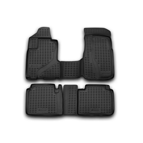 ΜΑΡΚΕ ΠΑΤΑΚΙΑ ΣΕ ΣΚΑΦΗ TPE ΛΑΣΤΙΧΟ ΓΙΑ HONDA CR-V 2002-2006  ΣΕ ΜΑΥΡΟ ΧΡΩΜΑ NOVLINE - 4 ΤΕΜ