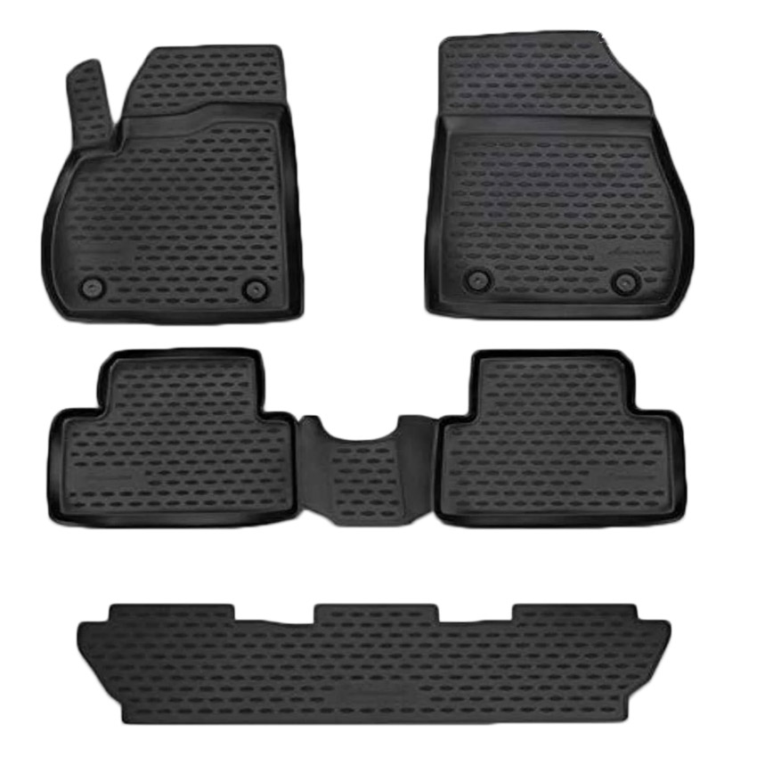 ΠΑΤΑΚΙΑ ΣΕ ΣΚΑΦΗ TPE ΛΑΣΤΙΧΟ ΓΙΑ OPEL ZAFIRA C (5ΘΕΣΙΟ) 5D 2012+   ΣΕ ΜΑΥΡΟ ΧΡΩΜΑ NOVLINE - 5 ΤΕΜ.
