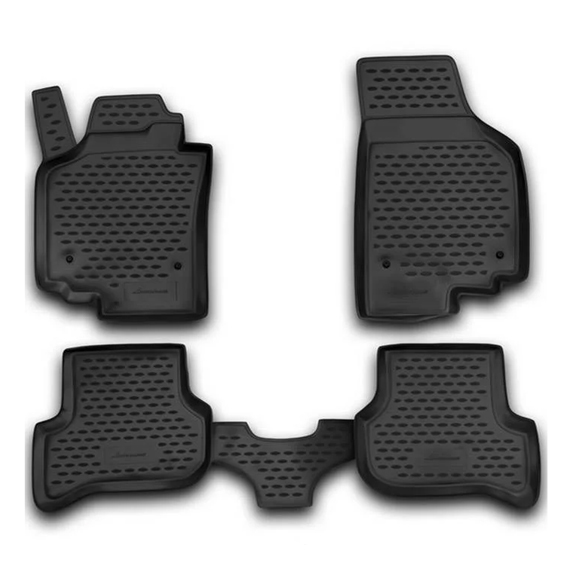 ΜΑΡΚΕ ΠΑΤΑΚΙΑ ΣΕ ΣΚΑΦΗ TPE ΛΑΣΤΙΧΟ ΓΙΑ SEAT ALTEA 042004   ΣΕ ΜΑΥΡΟ ΧΡΩΜΑ NOVLINE - 4 ΤΕΜ