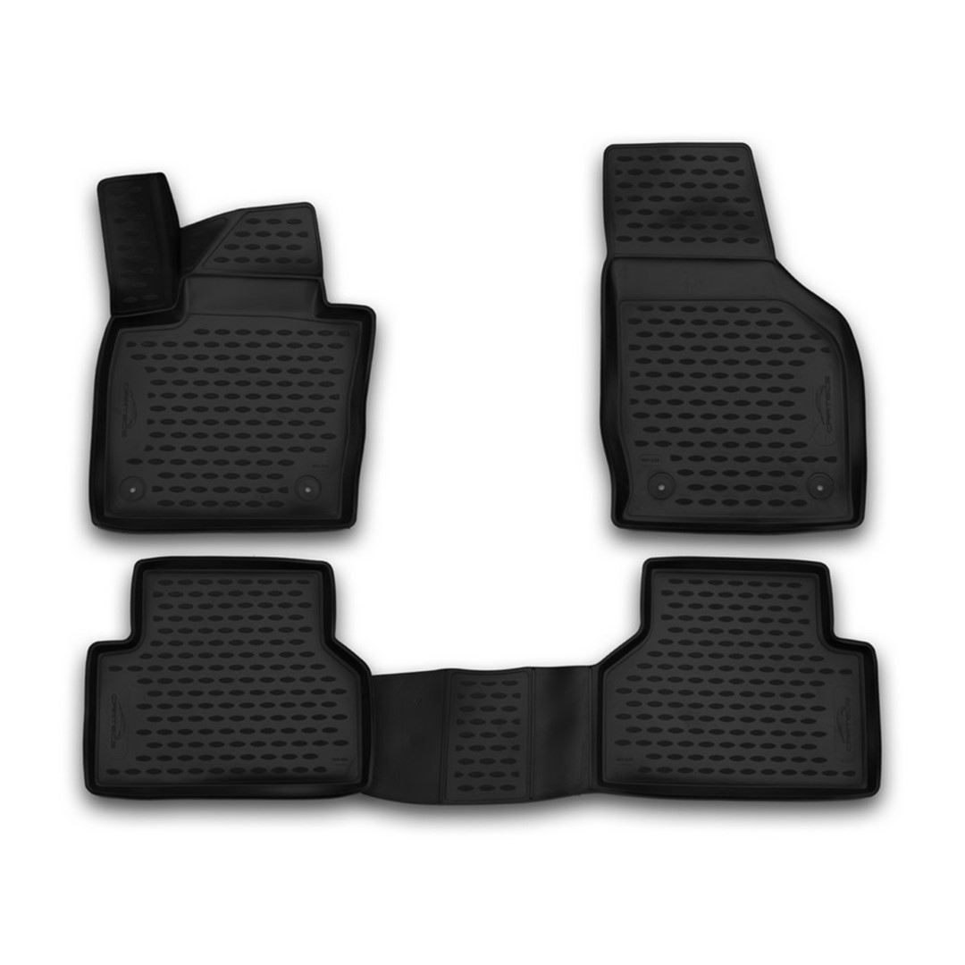 ΠΑΤΑΚΙΑ ΣΕ ΣΚΑΦΗ TPE ΛΑΣΤΙΧΟ ΓΙΑ AUDI Q3 02/2015-12/2018  ΣΕ ΜΑΥΡΟ ΧΡΩΜΑ NOVLINE - 4 ΤΕΜ.