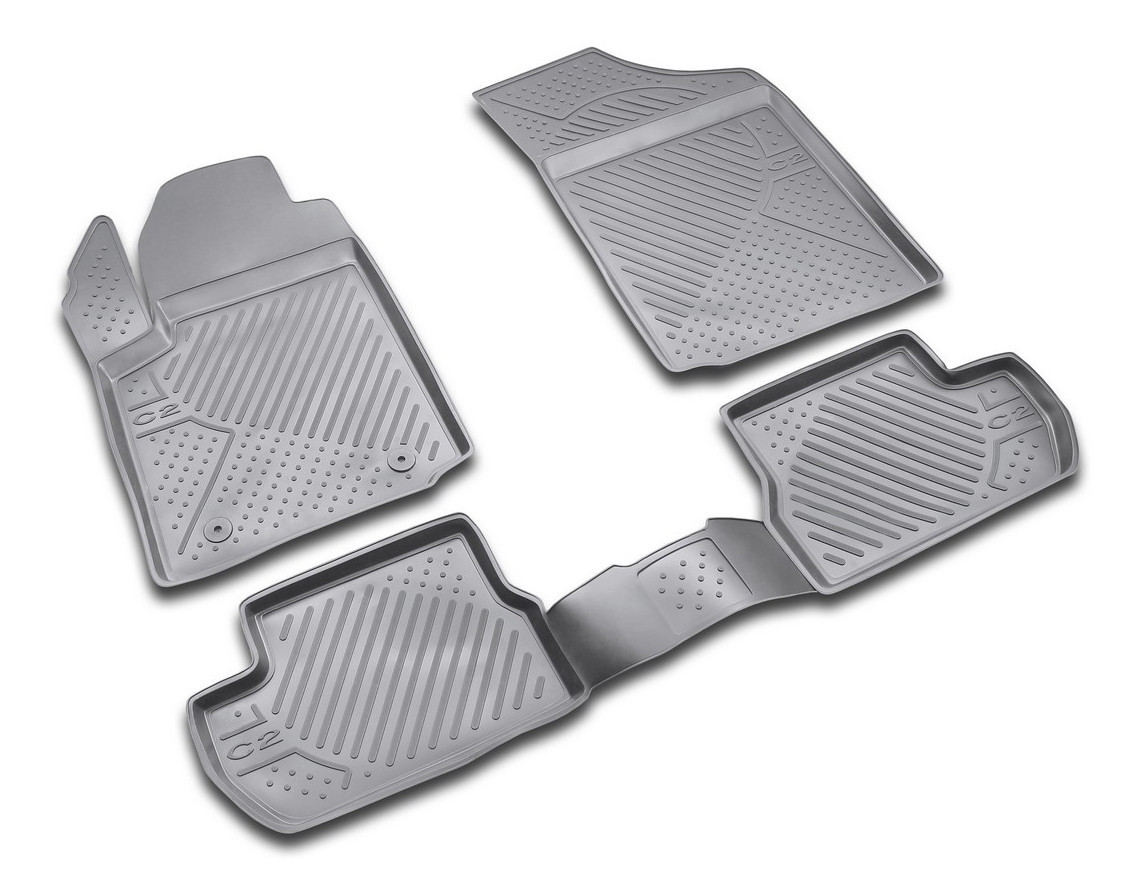ΜΑΡΚΕ ΠΑΤΑΚΙΑ ΣΕ ΣΚΑΦΗ TPE ΛΑΣΤΙΧΟ ΓΙΑ CHEVROLET C2 1003-1210 NOVLINE ΓΚΡΙ - 4 ΤΕΜ